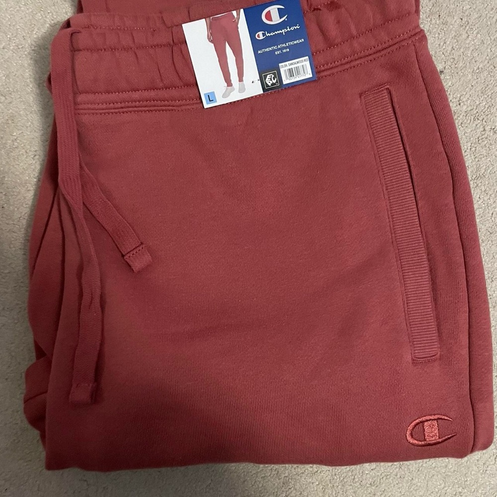 Champion Red Jogger Pants